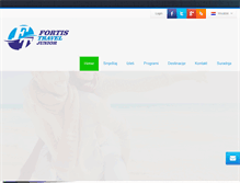 Tablet Screenshot of fortis-travel.com